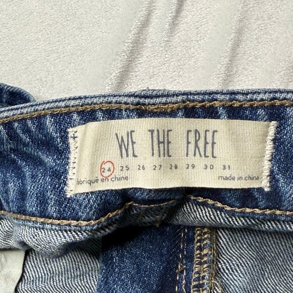We the Free Denim Skirt Women's 24 Jean Full Zip Front - Picture 4 of 6